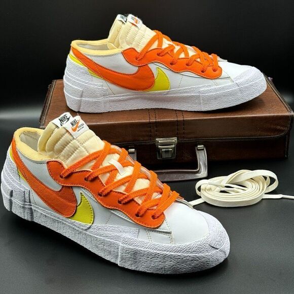 Nike Sacai x Blazer Low 'Magma Orange' - Picture 1 of 10